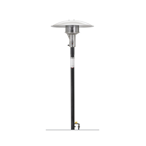 Sunglo PSA265B Permanent Natural Gas Outdoor Infrared Patio Heater - 34.5 x 34.5 x 93 in. - Black Color