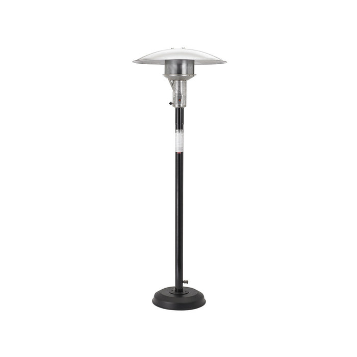 Sunglo A242B Portable Natural Gas Outdoor Infrared Patio Heater - 34.5 x 34.5 x 93 in. - Black Color